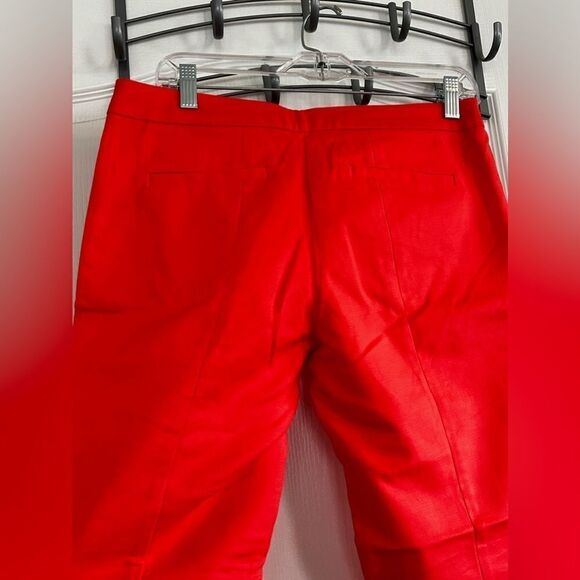 Adrianne Vitadini Dress Pants ankle Size 4 Coral pink stretch - Picture 6 of 13